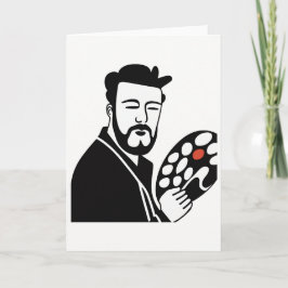 Tarjeta de arte artístico