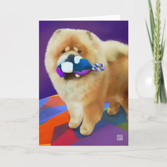 Tarjeta de arte "AUSTIN" de ARTdog Chow (Anverso)