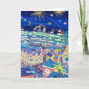 Tarjeta de arte: barcos pequeños y pequeños 2014