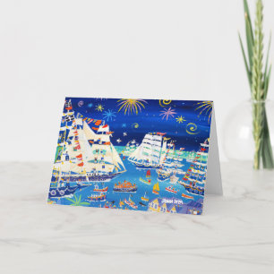 Tarjeta de arte: barcos pequeños y pequeños 2014