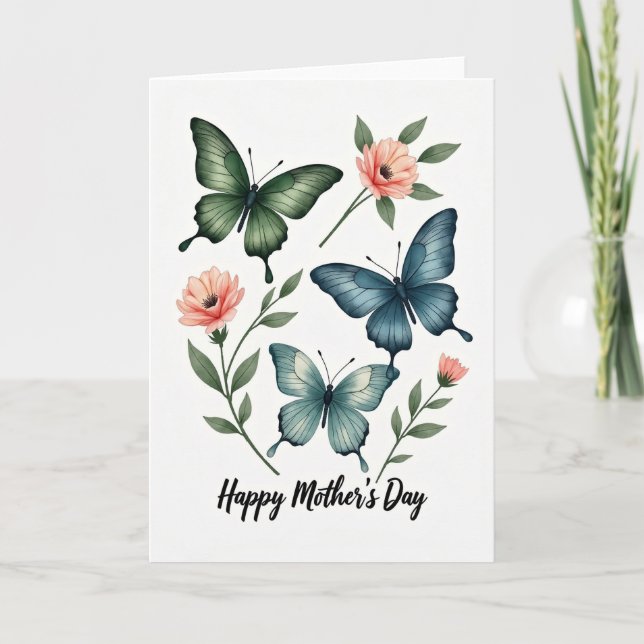 Tarjeta de Arte Belleza Fluttering (Anverso)