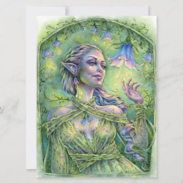 Tarjeta de arte Bellz Fae Elf Magic Fantasy Forest