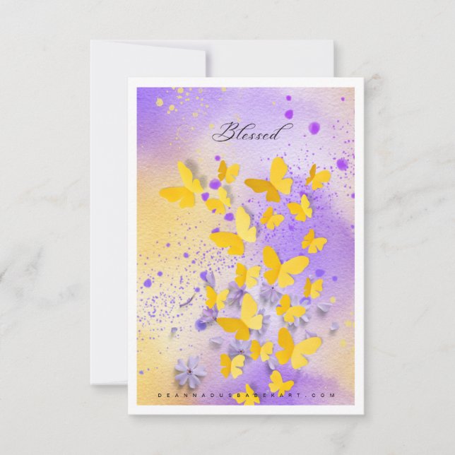 Tarjeta de arte bendito (Anverso)