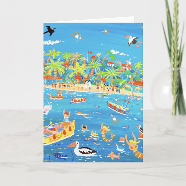 Tarjeta de arte: Boda tropical (Anverso)