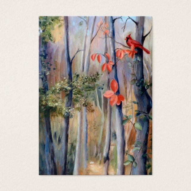 Tarjeta de arte cardinal de Nature Path (Frente)