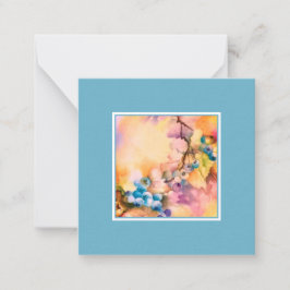 Tarjeta de arte con color arándano enmarcado - Pas