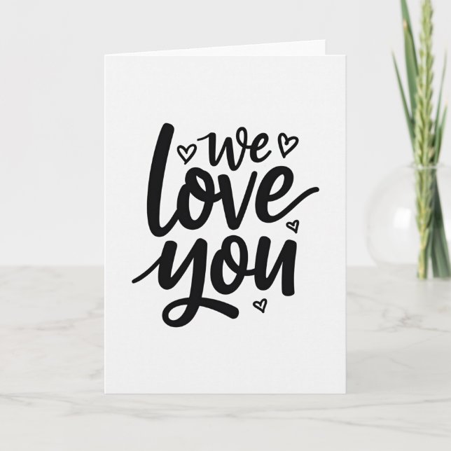 Tarjeta de Arte con Mensaje de Amor (Anverso)