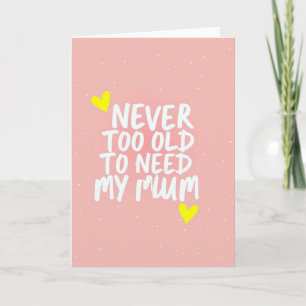 Tarjeta de Arte con Mensaje de Mamá Amorosa