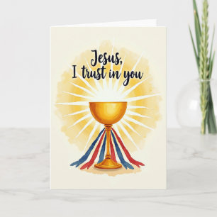 Tarjeta de arte Confía en Jesús