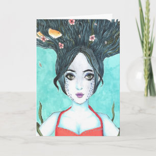 Tarjeta de Arte Copic Koi