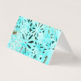 Tarjeta de arte Daisy de medios mixtos