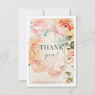 Tarjeta de arte de agradecimiento