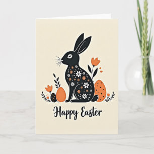 Tarjeta de Arte de Animales de Primavera