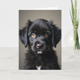 Tarjeta de Arte de Cachorro Alegre