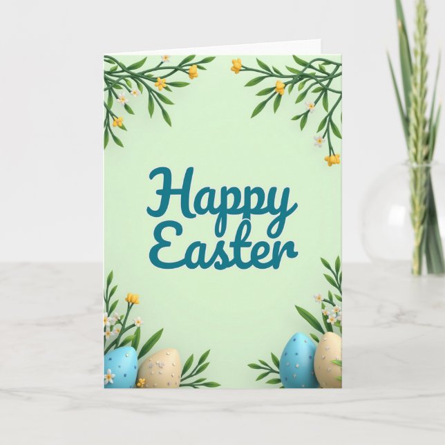 Tarjeta de arte de celebración de primavera (Anverso)