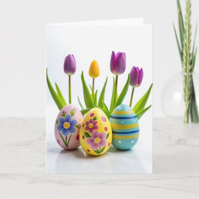 Tarjeta de arte de celebración de primavera (Anverso)