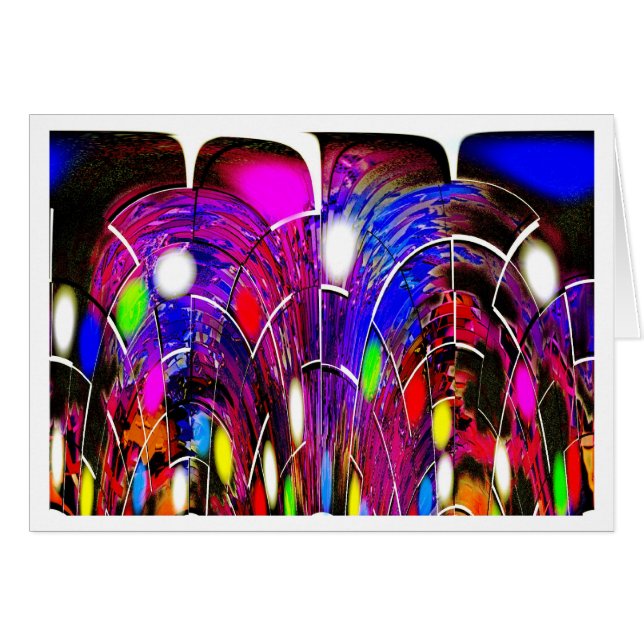 Tarjeta de arte de curación de cristal (Anverso (Horizontal))