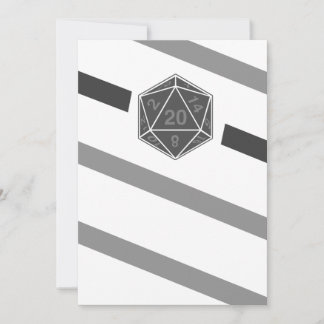 Tarjeta de arte de dados para invitaciones y Invit