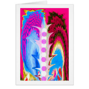 Tarjeta de arte de fantasía festiva