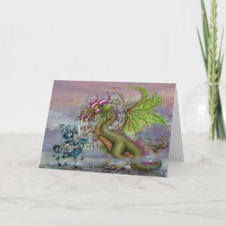 Tarjeta de arte de fantasía oscura