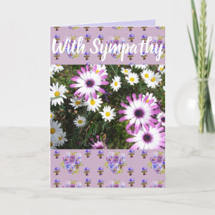 Tarjeta de arte de felicitaciones florales de marg