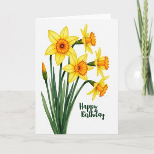 Tarjeta de Arte de Flor Cheerful Blossom