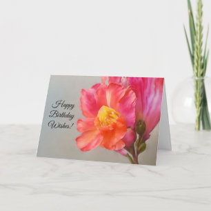 Tarjeta de arte de flor de Bonito