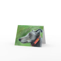 Tarjeta de arte de Greyhound (a53)