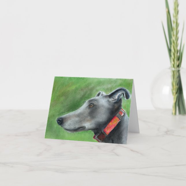 Tarjeta de arte de Greyhound (a53) (Anverso)