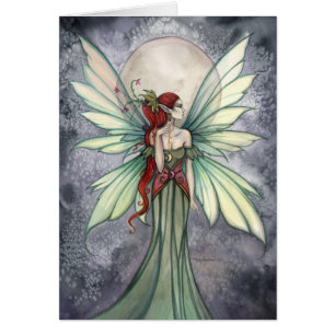 Tarjeta de arte de hada de fantasía de Josephina p