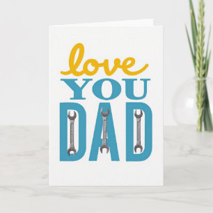 Tarjeta de Arte de Llave para Papá Te Quiero