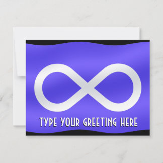 Tarjeta de arte de Metis Flag Invitaciones persona