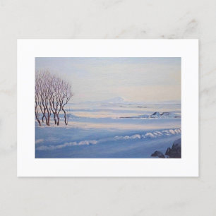 Tarjeta de arte de paisajes islámicos.