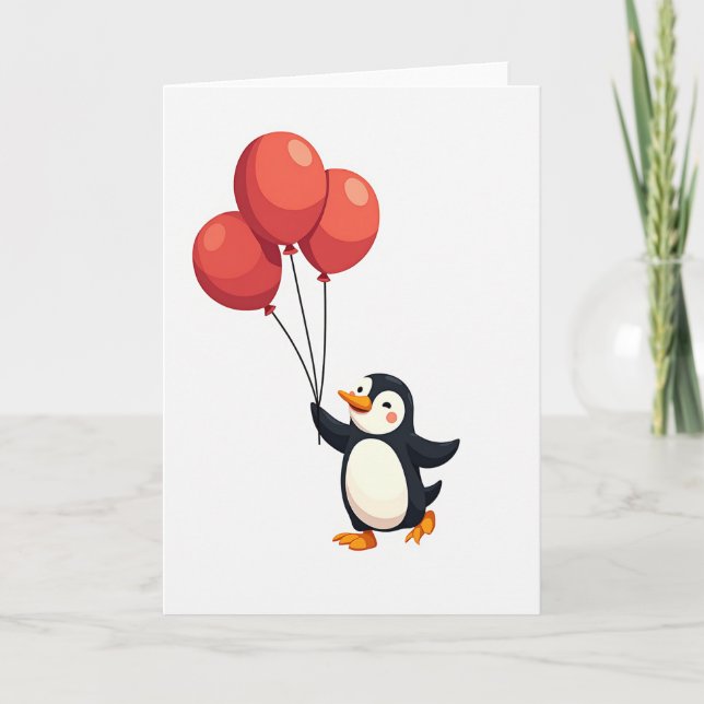 Tarjeta de arte de pájaro caprichoso (Anverso)