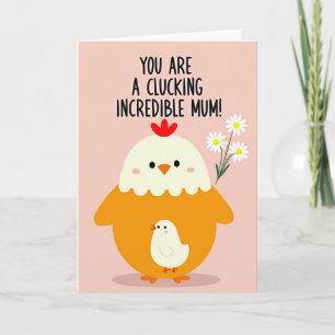 Tarjeta de Arte de Pájaro Madre Increíble