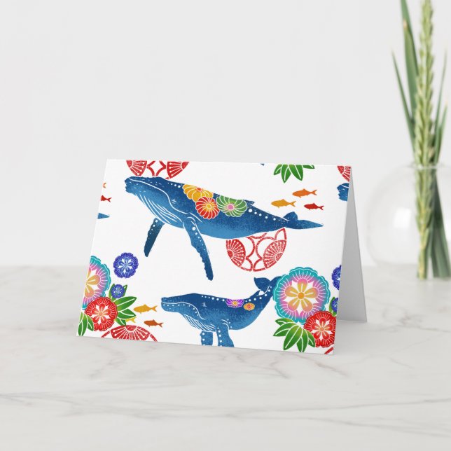 tarjeta de arte de patrón de estilo okinawan binga (Anverso)