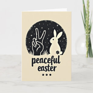 Tarjeta de arte de primavera pacífica