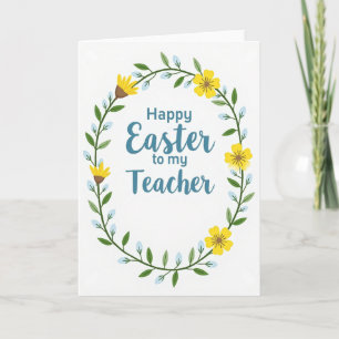 Tarjeta de Arte de Saludos de Primavera