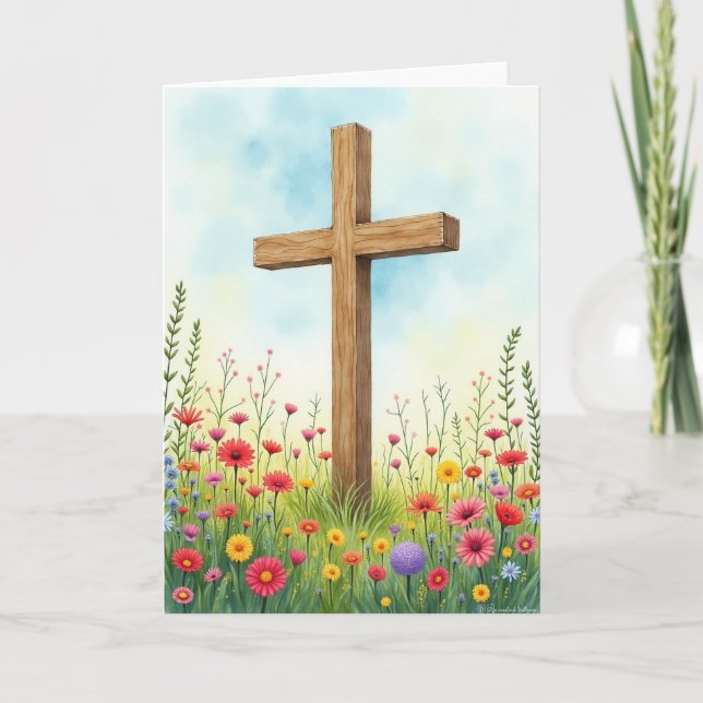 Tarjeta de arte de soporte de madera fuerte (Anverso)
