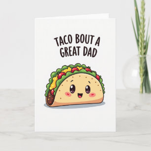 Tarjeta de Arte de Tacos de Grandes Papás