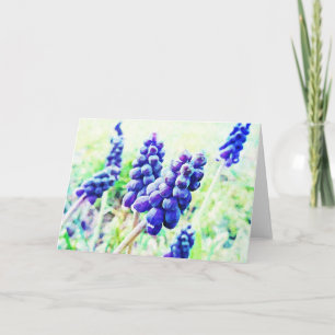 Tarjeta de arte de uva de estilo impresionista Hya