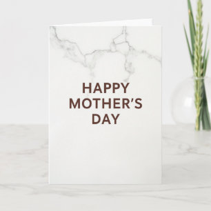 Tarjeta de arte del día de la madre en tono sepia