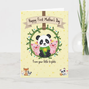 Tarjeta de arte del Día de las Madres Abrazo de os