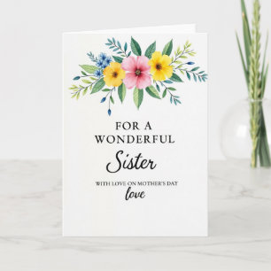 Tarjeta de Arte del Día del Amor entre Hermanas