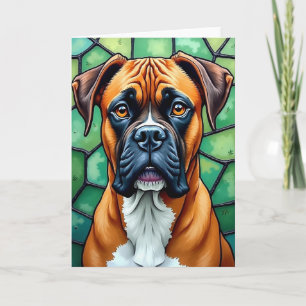 Tarjeta de arte del Día del Padre con cervatillo