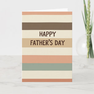 Tarjeta de arte del día del padre de terracota