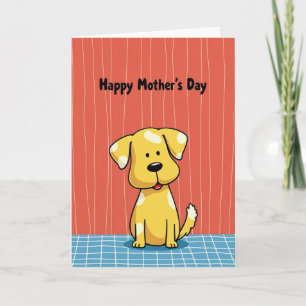 Tarjeta de arte del día feliz de la madre