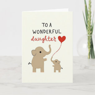Tarjeta de arte del dulce día de las hijas