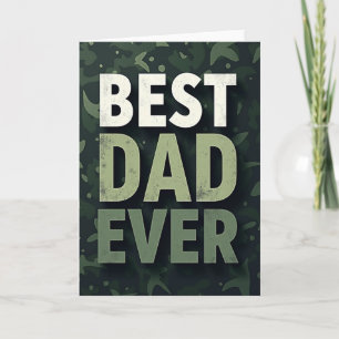 Tarjeta de Arte del Mejor Papá del Mundo