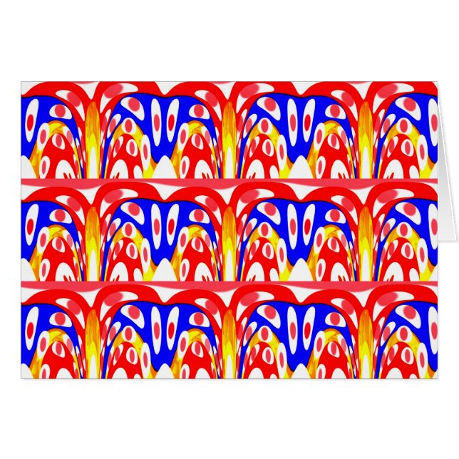 Tarjeta de arte divertido (Anverso (Horizontal))